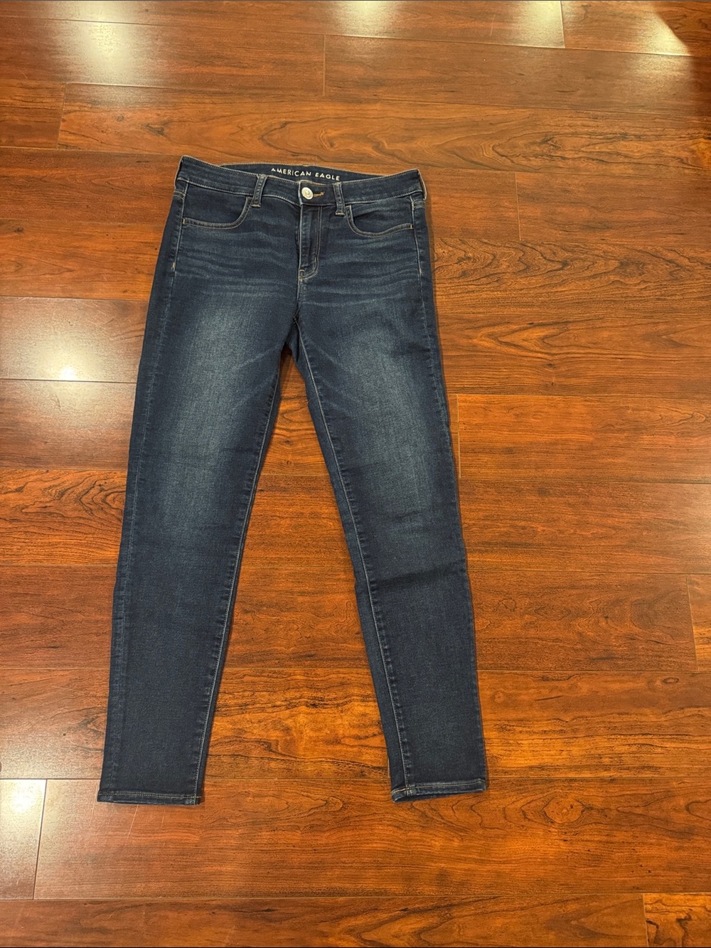 American Eagle Outfitters Dark Blue Skinny Jeans